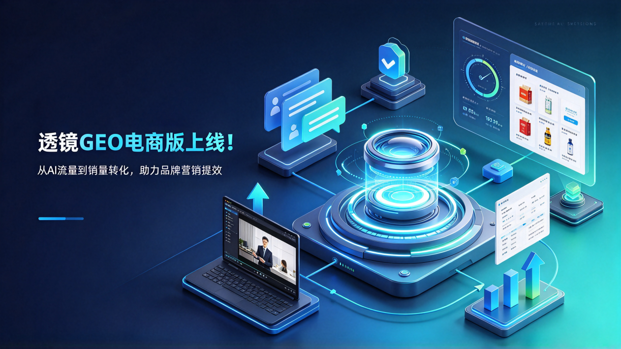 透镜GEO电商版上线!从AI流量到销量转化,助力品牌营销提效 透镜GEO电商版上线!从AI流量到销量转化,助力品牌营销提效