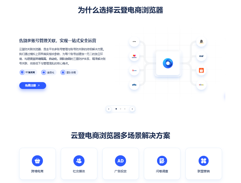 2026 云登指纹浏览器场景解析：不同跨境卖家的选择思路